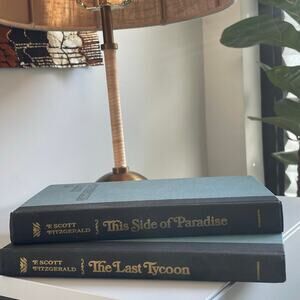 VTG Novel Set of 2 This Side Of Paradise The last Tycoon F. Scott Fitzgerald